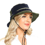 PALAY Polyester Bucket Hat for Women with Adjustable Chin Cord 54–58cm | Quick Dry Sun Protection