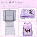 PALAY Kuromi Backpack for School Girls 7–12 with Multi Layer Storage and Ergonomic Straps