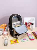 PALAY Kuromi Backpack for School and Travel with Multi Layer 45x30x15cm Design | Oxford Cloth Bag for Girls 6–12 Years