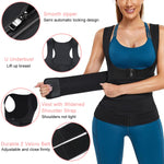 PALAY Waist Trainer for Women featuring Dual Belt and Zipper Design with Polyester Black | Size L 84cm Bust 78cm Waist