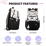 PALAY School Backpack for Teen Girls with 15 inch Laptop Compartment and Trolley Strap | Polyester Bag for Travel