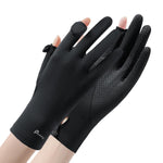 PALAY Sun Protection Gloves for Women with UPF 50+ and Non Slip Grip | Ice Silk Cooling 21cm Full Finger Design