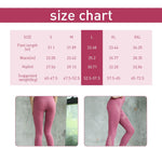 PALAY Gym Leggings for Women with High Waist and Four Way Stretch Fabric | Pink Activewear