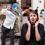 PALAY® Mattel Dominion Velociraptor Blue Dinosaur Mask, Movie-inspired Role Play with Opening Jaw, Realistic Design Cosplay mask