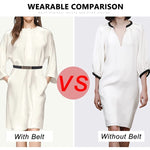 PALAY Fashion Leather Belt for Women with 0.7 in Slim Design and Metal Buckle | Black