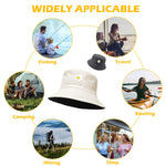 PALAY Women Bucket Hat for Outdoor Activities with Ventilation Holes and 22–23 in Fit | Foldable Cotton Sun Cap for Beach and Hiking