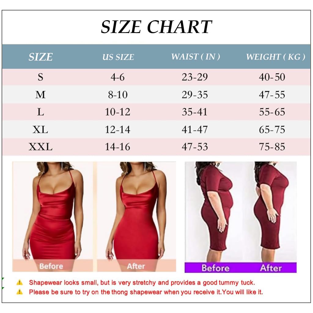 PALAY Body Shaper Waist Trainer for Everyday Use with Butt Lifter and Seamless Thong | Fits 55–65 kg