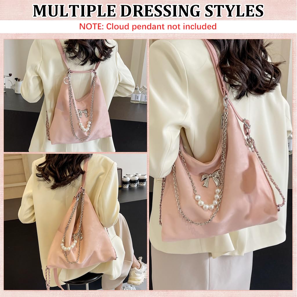 PALAY Tote Bag for Women with Convertible Shoulder and Backpack Design | Pink PU Hobo Bag