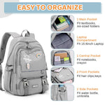PALAY School Backpack with Multi Compartment Organization and Waterproof Polyester for Girls