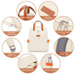 PALAY® Laptop Backpack for Women Fashion Casual Backpack 15.6 inches Laptop Backpack with Handle Double Layer Waterproof Oxford Cloth Travel Backpack Office Laptop Bag, 30x12x41cm