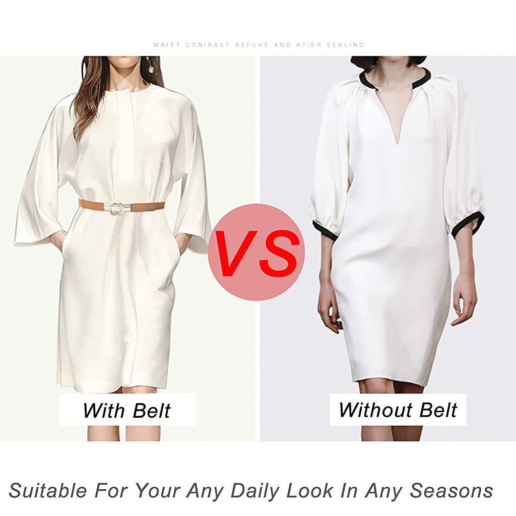 PALAY® Women Elastic Waist Belt Long Belt Waist Cinch Belt for Women Accessories?85cm?