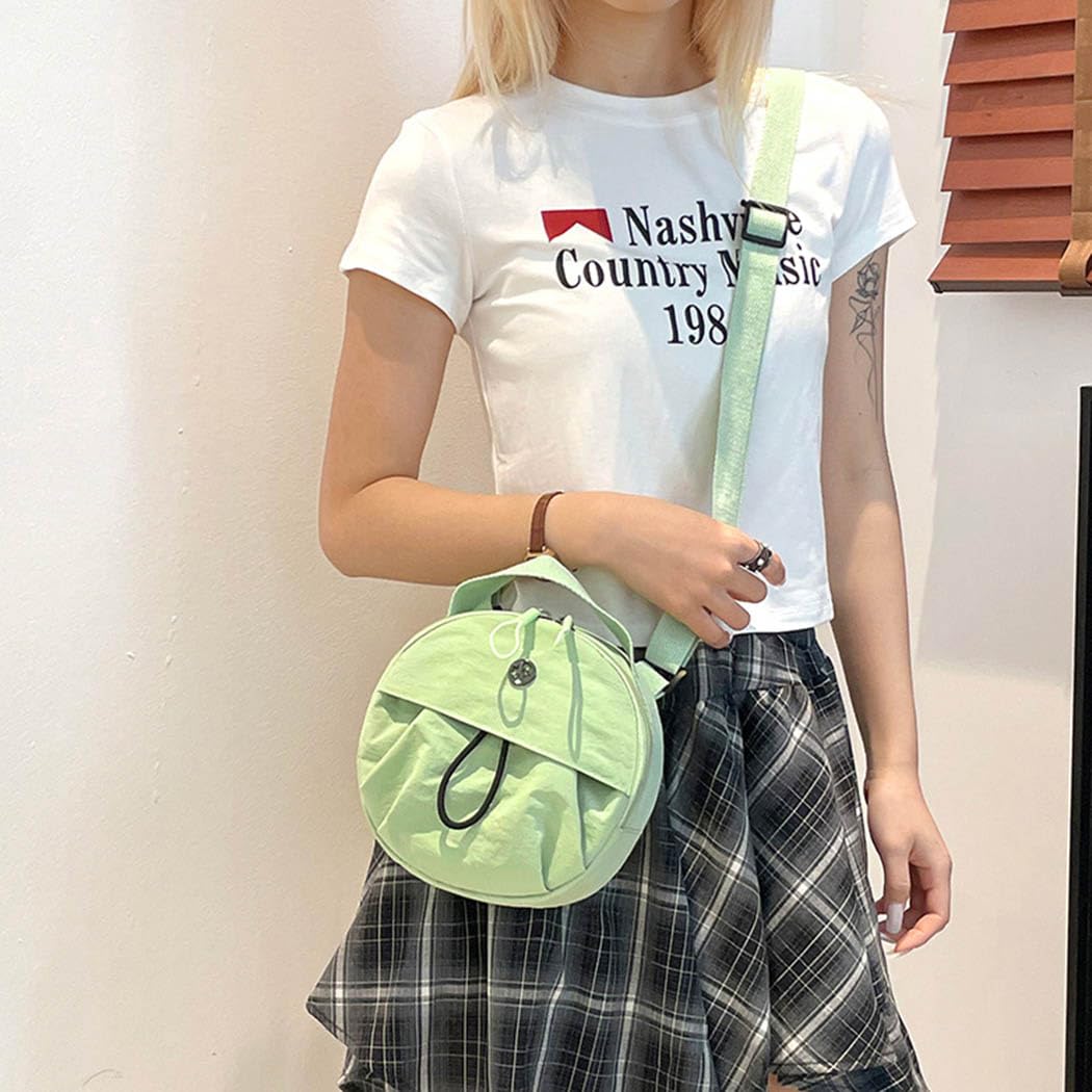 PALAY Sling Bag for Women with Dual Zipper Design and Adjustable Strap 18x6x18cm Nylon | Compact Crossbody for Daily Use