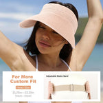 PALAY Straw Cap for Women with Wide Brim and Packable Design in Pink 3PCS | Lightweight Summer Hat