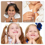 PALAY Beads Bracelet for Girls featuring Unicorn Mermaid Charms | 3 Pcs Friendship Gift Set