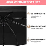 PALAY Umbrella for Women with Automatic One Button Fold and 8 Ribs Windproof Design | UV Protection Travel Size 11.5 in