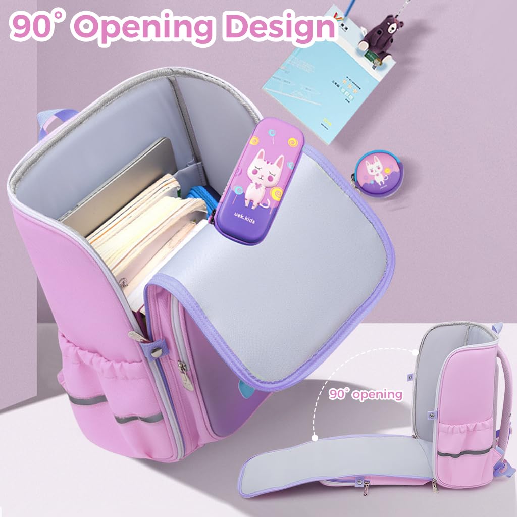 PALAY Unicorn Backpack for Kids featuring 31×21×41 cm Large Capacity EVA Waterproof Design | Ideal School Gift for Girls
