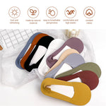 PALAY® No Show Socks for Women Summer Low Cut Socks Non Slip Invisible Hidden Sock Cool Comfort Breathable No Show Liner Socks with Anti-Slip Silicone Strip - 10 Pairs