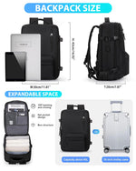 PALAY Travel Backpack for Men with 32x20x42cm Shoe Compartment and 14in Laptop Slot | Waterproof Polyester Design