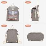 PALAY Women Backpack for Work and Travel with 30x13x38cm Space | Canvas Multiway Bag