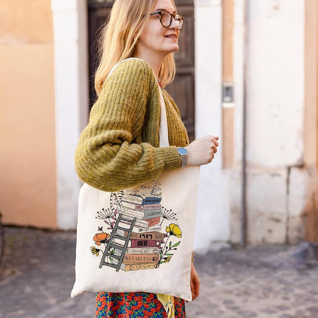 PALAY Tote Bag for Work and Travel with 15x16.5 in Capacity and Zipper Inner Pocket | Canvas Design