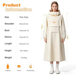 PALAY Motorcycle Raincoat with Hood for Women