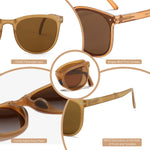 PALAY® Women Sunglasses, Fashion UV Protective Sunglasses for Men and Womenwith Travel Storage Case Stylish Polarized Sunglasses at Driving, Beach Resort, Travel