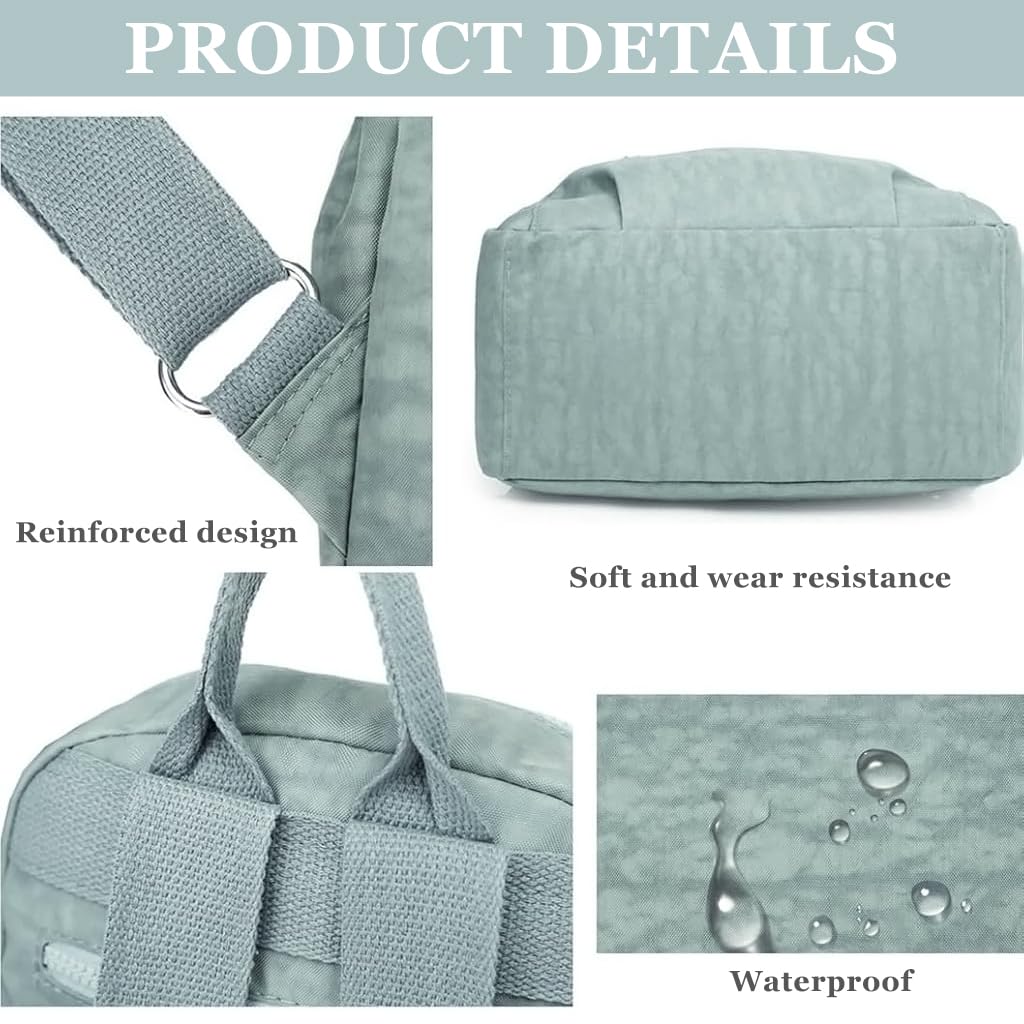 PALAY Womens Backpack for Travel and School with Antitheft Design and Trolley Sleeve | Waterproof Nylon 2 PCS Set