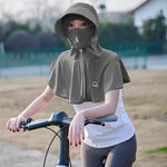 PALAY Hat for Women with UPF 50 Sun Protection featuring Zip Up Face Cover and Wide Brim | Breathable Adjustable Cap for Outdoor Travel