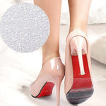 PALAY Sole Protector for High Heels with Self Adhesive PVC Film 10x200cm | Transparent Anti Slip Design