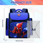 PALAY® School Bags for Boys Spider Man Bag School Backpack