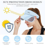 PALAY Sun Golf Visor Hats for Women with Retractable Brim and Breathable Fabric | Adjustable Fit