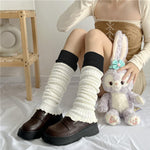 PALAY Leg Warmers for Women featuring Ribbed Knit Two Tone Design 42–44cm Length | Soft Polyester Comfort