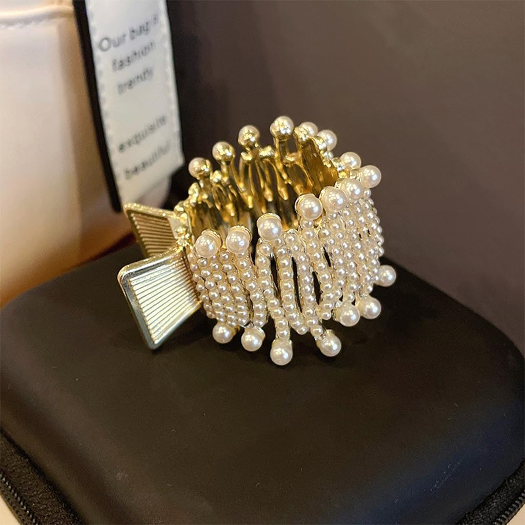 PALAY Ponytail Holder Hair Claw Clips for Women featuring 1.77 in Alloy Design and Rhinestones