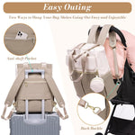 PALAY Diaper Bag Backpack for Travel with Waterproof Changing Pad and Multi Compartments | Comfortable Padded Straps for Mothers