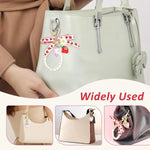 PALAY Strawberry Keychain for Girls featuring Heart Shape Carabiner and Acrylic Beads | 2Pcs Bag Charm Gift