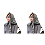 PALAY Satin Scarf for Women 35x35in with Soft Silky Texture and Versatile Hair or Neck Style | 2 PCS