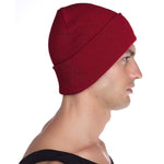 PALAY Winter Beanie Hat for Men and Women featuring Demon Emoji Design and Red Knit | Cozy Holiday Gift