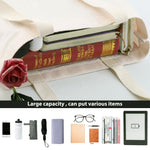 PALAY® Taylor Tote Bag with Zipper Inner Pocket Singer Album Inspired Fans Gifts Music Lovers Reusable Canvas Bags