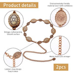 PALAY Waist Belt for Women Dresses featuring Adjustable Concho Design and Golden Metal | Boho Vintage Style for Saree Skirts and Jeans