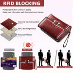 PALAY Mini Wallet for Women with Bifold Design and RFID Protection featuring PU Leather in Vintage Burgundy Red | Compact Purse for Cards and Coins