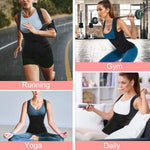 PALAY Waist Trainer for Women featuring Dual Belt and Zipper Design with Polyester Black | Size L 84cm Bust 78cm Waist