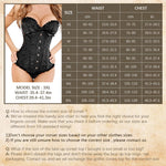 PALAY Corset Tops for Women featuring Lace Up Design and Supportive Boning | 3XL Bustier