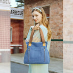 PALAY Handbags for Women with 35×12×32 cm Large Capacity and Detachable Shoulder Strap | Canvas Tote Bag for Daily Use