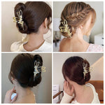 PALAY Elf Fairy Hair Claw Clip for Women featuring Rhinestone Alloy Design | Secure Hold