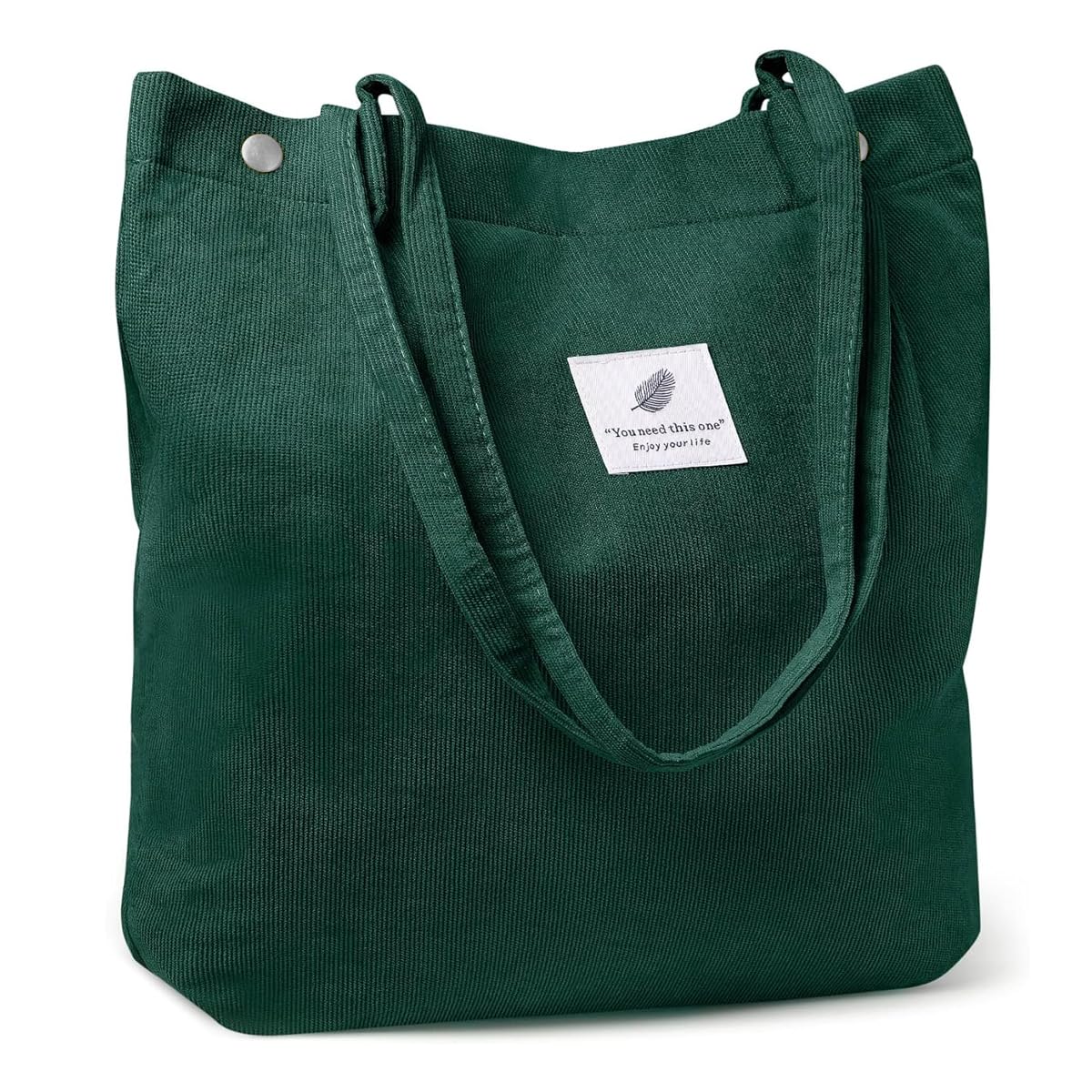 PALAY Corduroy Shoulder Tote with Magnetic Buckle for Women– Palay
