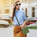 PALAY Phone Sling Bag for Daily Use with Multi Layer Pouches and Detachable Strap | Canvas 19×12cm Crossbody