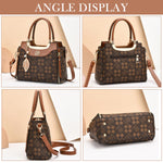 PALAY Women Handbag for Casual and Evening Use with Zip Up Closure and 25x12x20cm PU Design
