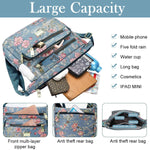 PALAY Crossbody Bag for Women with Multi Pocket 2 PCS Set and Adjustable Shoulder Strap