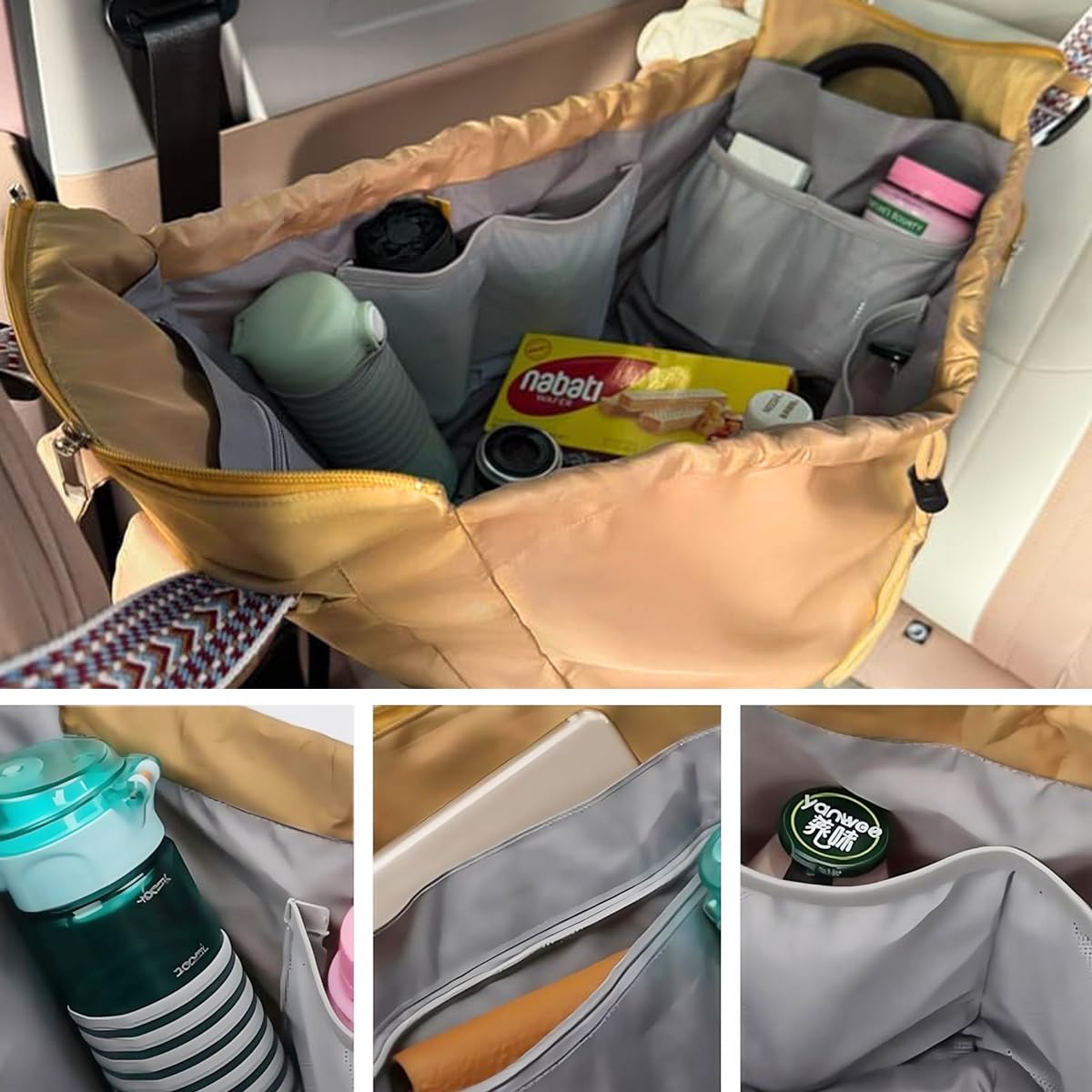 PALAY Backpack Bags for Women with 33x29x33 cm Capacity and 3-in-1 Transformable Design | Waterproof Oxford Cloth for Travel and Shopping