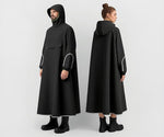 PALAY® High Collar Motorcycle Raincoat with Hood